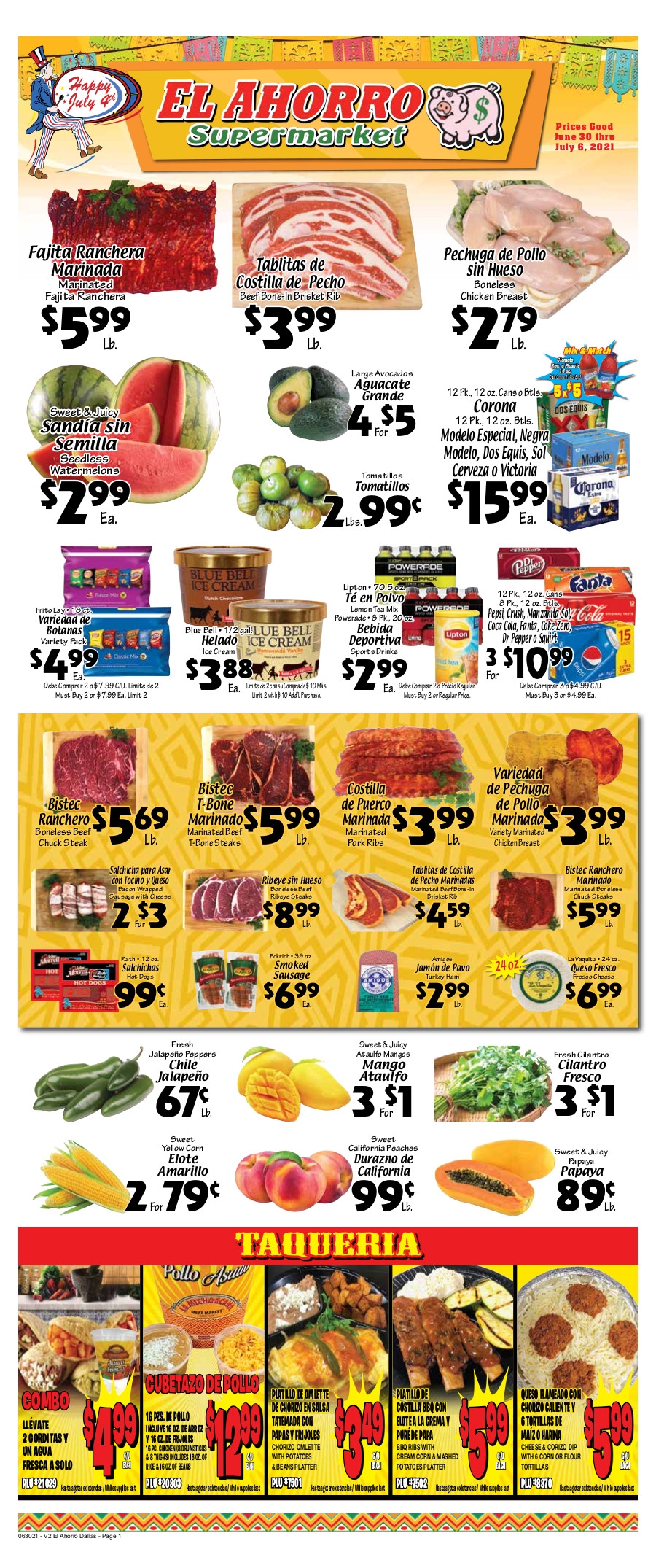 El Ahorro Supermarket Supermercados Hispanos