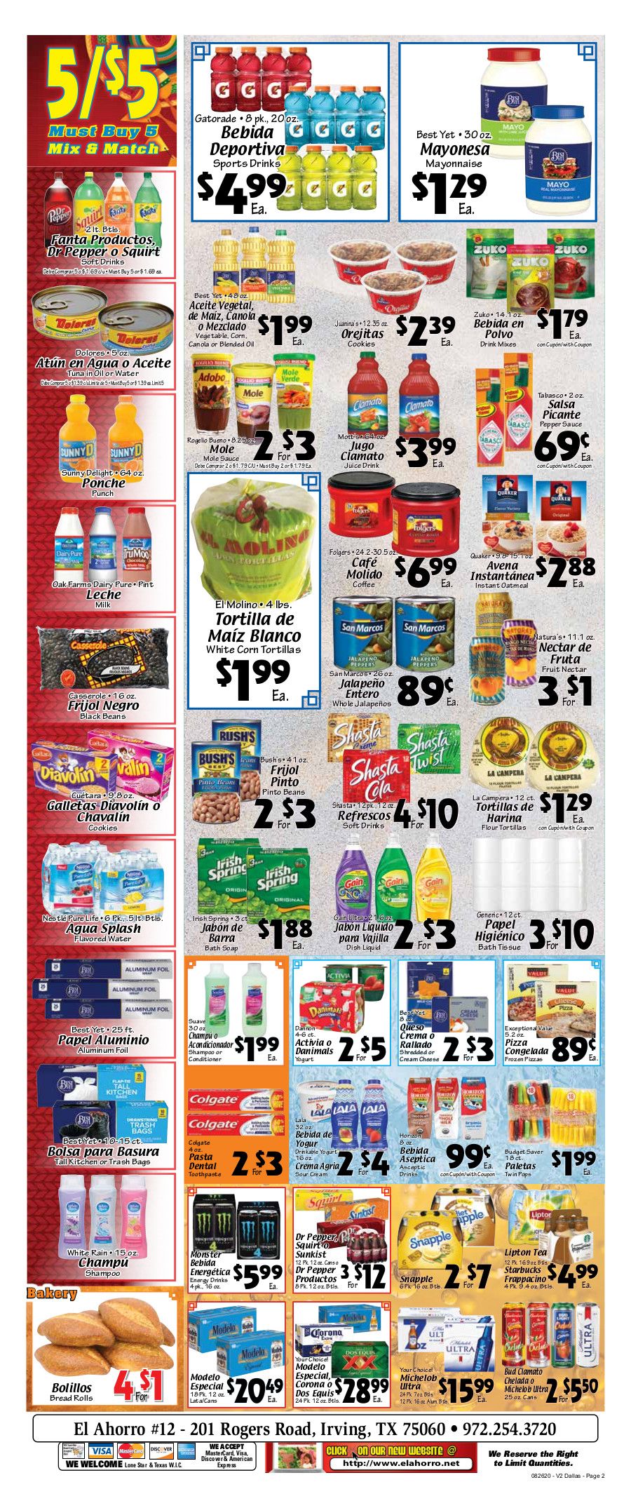 El Ahorro Supermarket Supermercados Hispanos Dallas